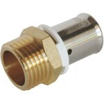 Raccord à sertir - male 15 / 21 - per Ø16 Raccord à sertir - male 15 / 21 - per Ø16