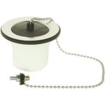 Ayor - bonde bouchon vier inox perc en 50 - evacuation 40 / 49