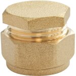 Somatherm for you - bouchon laiton bague laiton � compression - tube cuivre �18