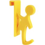 Centrale brico - crochet pour s�che serviette deco jaune tube plat