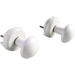 Patres o pour sche serviette blanche - pour tube plat  visser