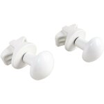 Ayor - patres 'o' blanches  vis pour sche - serviette  tubes ronds