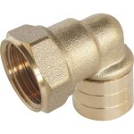 Somatherm for you - raccord coud  glissement pour tube per 16 - coude femelle 20 / 27 (3 / 4')