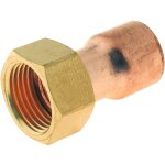 Somatherm for you - raccord cuivre droit � souder sur tube �14 - ecrou tournant 12 / 17 - sachet de 2 ...