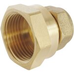 Somatherm for you - raccord laiton bague laiton  compression - tube cuivre 14 - femelle 20 / 27