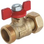 Somatherm for you - vanne � sph�re - manette papillon - m�le - ecrou tournant 1 / 2' (15 / 21)