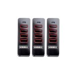 4018v000 : lot de 3 télécommandes 4 canaux noir et rouge pour portails et portes de garage - technologie ... 4018v000 : lot de 3 télécommandes 4 canaux noir et rouge pour portails et portes de garage - technologie ...