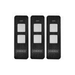 Pearl twin : lot de 3 t�l�commandes 2 canaux pour portails et portes de garage - fr�quence : 868 mhz ...