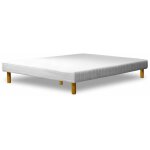 Sommier confort : contour tissu et structure en bois - 160x200 cm
