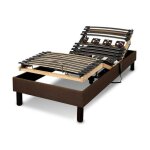 Sommier electrique essenzia zen emotion marron 70x190