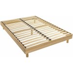 Terre de nuit - sommier kit en bois massif naturel 160x200