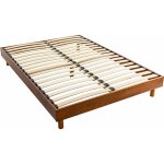 Terre de nuit - sommier kit en bois massif noisette 160x200