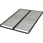 Sommier � lattes 120x190 cm ? 40 lattes en contreplaqu� bouleau ? cadre m�tal cintr� ? confort optimal ...