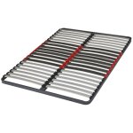 Ebac literie - sommier  lattes 140x190 c34 - 40 lattes bois - fabrication franaise