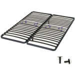 Ebac literie - sommier  lattes 2x80x200 c223 - 42 lattes bois - fabrication franaise