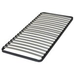 Ebac literie - sommier à lattes 80x190 c221 - 20 lattes bois - fabrication française - gris Ebac literie - sommier à lattes 80x190 c221 - 20 lattes bois - fabrication française - gris