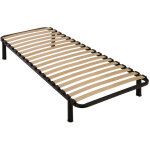 Sommier � lattes d�montable + pieds 90x190 - 18 lattes bois - fabrication fran�aise