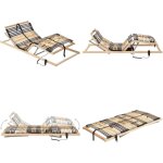 Sommier  lattes lectrique sans matelas avec 7 zones 100x200cm - sommier lectrique - lit lectrique ...