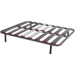 Sommier � lattes wide relax 8 en h�tre vaporis� 160 x 190 cm