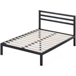 Olympe literie - sommier en mtal avec tte de lit quietude 140x190 cm livr en kit