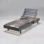 Sommier relaxation lectrique flexpur 80x200 / noir / 200x78x33