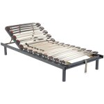 Vente - unique - sommier de relaxation lattes 3 plans de couchage - 70 x 190 cm - ruoti de ysme
