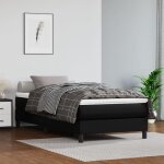 Maison chic - sommier � ressorts de lit lit adulte contemporain noir 90x200 cm similicuir 88929