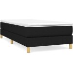 Bonnevie - sommier � ressorts de lit - sommier pour adulte et enfant - noir 90x190 cm tissu bv841532 ...