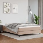 Sommier � ressorts de lit cappuccino 140x200 cm similicuir