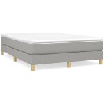 Bonnevie - sommier à ressorts de lit résistant et confortable, tapissier à lattes, gris clair 140x200 ... Bonnevie - sommier à ressorts de lit résistant et confortable, tapissier à lattes, gris clair 140x200 ...