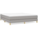 Bonnevie - sommier à ressorts de lit résistant et confortable, tapissier à lattes, gris clair 180x200 ... Bonnevie - sommier à ressorts de lit résistant et confortable, tapissier à lattes, gris clair 180x200 ...