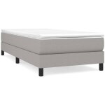 Bonnevie - sommier  ressorts de lit rsistant et confortable, tapissier  lattes, gris clair 90x200 ...