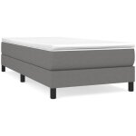 Bonnevie - sommier à ressorts de lit résistant et confortable, tapissier à lattes, gris foncé 90x190 ... Bonnevie - sommier à ressorts de lit résistant et confortable, tapissier à lattes, gris foncé 90x190 ...