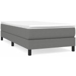 Bonnevie - sommier � ressorts de lit r�sistant et confortable, tapissier � lattes, gris fonc� 90x200 ...