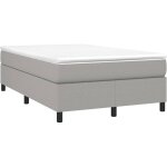 Sommier  ressorts de lit gris clair 120x200 cm tissu