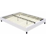 Habitat et jardin - sommier tapisser à lattes - 140 x 190 cm - 20 lattes - blanc Habitat et jardin - sommier tapisser à lattes - 140 x 190 cm - 20 lattes - blanc