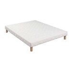 Kbedding - sommier tapissier 160x200 - 4 pieds offert