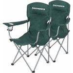 Lot de 2 chaises de camping, confortable, structure robuste, charge max de 150 kg, avec porte - bouteille, ...