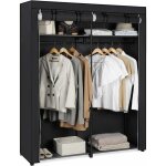 Armoire de rangement, penderie portable avec barre de suspension, porte - v�tements pliable, vestiaire, ...