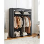 Armoire de rangement, penderie portable avec barre de suspension, porte - v�tements pliable, vestiaire, ...