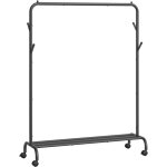Portant  vtements avec roulettes, 1 barre, porte - manteau, en acier, charge 50 kg, largeur de 103, ...