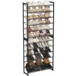 Songmics - tagres  chaussures 12 niveaux, lot de 2 meubles  chaussures empilables 6 ranges, pour ...