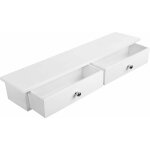 Songmics - tag�re murale 2 tiroirs meuble d'entr�e de rangement armoire � cl�s porte - cl�s panneaux ...