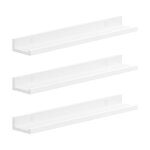 Songmics - tagère murale suspendue, lot de 3, décoration salon, longueur 60 cm, tablette flottante, pour ... Songmics - tagère murale suspendue, lot de 3, décoration salon, longueur 60 cm, tablette flottante, pour ...