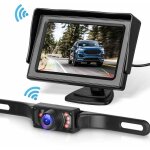 Kit de système de caméra de recul sans fil 4. 3' - moniteur de vue arrière voiture / camion / fourgonnette ... Kit de système de caméra de recul sans fil 4. 3' - moniteur de vue arrière voiture / camion / fourgonnette ...