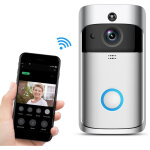 Sonnette intelligente sans fil sonnerie cam�ra vid�o porte t�l�phone appel interphone syst�me appartement ...
