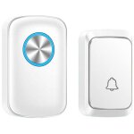 Sonnette de porte sans fil musique rglable et durable sonnette de scurit pour la maison performance ...