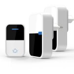 Sonnette sans fil auto - alimente sans batterie sonnette de porte tanche 38 sonnerie bouton poussoir ...