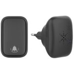 Sonnette sans fil exterieur, ip44 �tanche 150 m�tres sonnette electronique, 38 m�lodies 3 - niveaux, ...