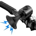 Sonnette velo 120 db, klaxon velo �tanche ipx4, sonnette vtt �lectrique, klaxon �lectronique, sonnette ...